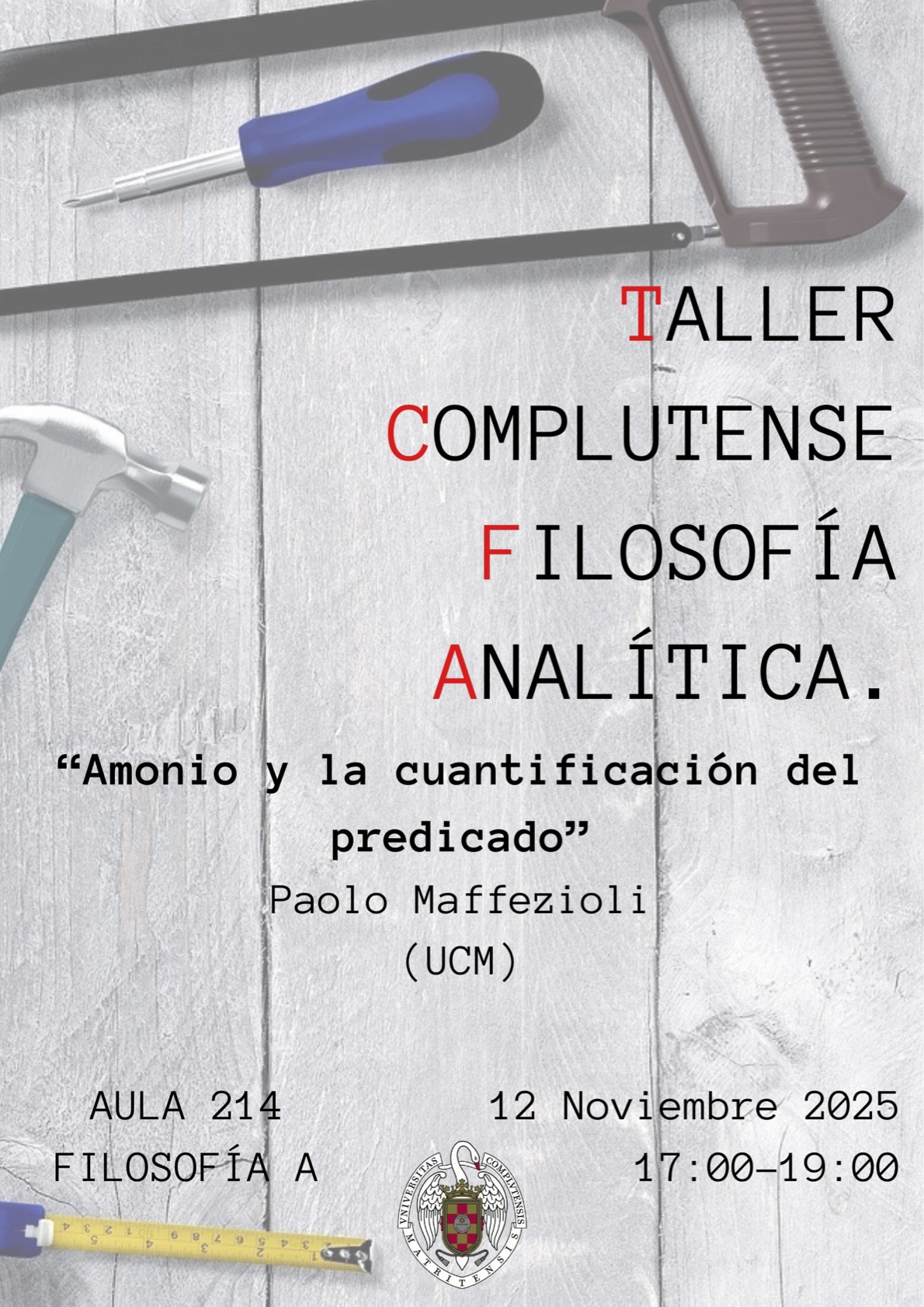 TCFA. Amonio y la cuantificación del predicado